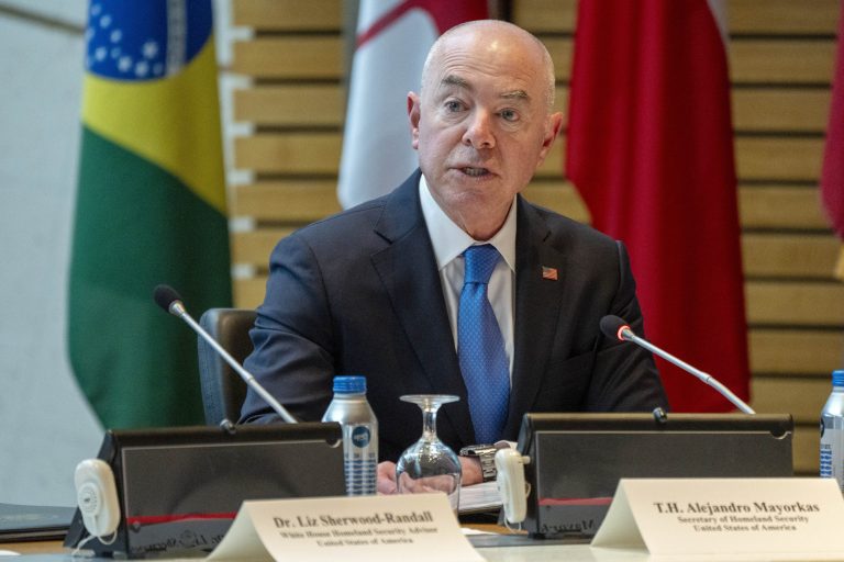 Secretary of Homeland Security Alejandro Mayorkas.
