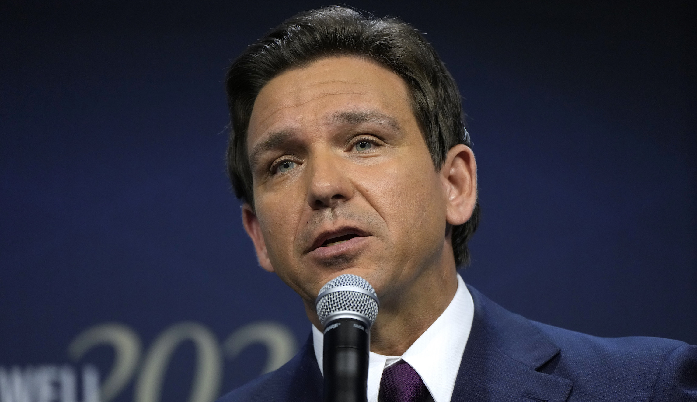 DeSantis says he’s open to pardoning Trump