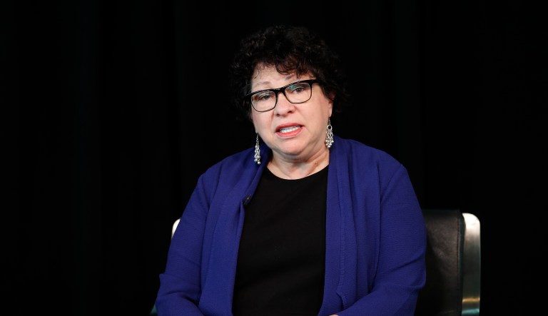 Justice Sonia Sotomayor.