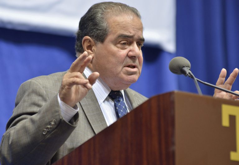 Justice Antonin Scalia predicts that the Supreme Court will eventually authorize another a wartime abuse of civil rights such as the internment camps for Japanese Americans during World War II. (AP Photo)