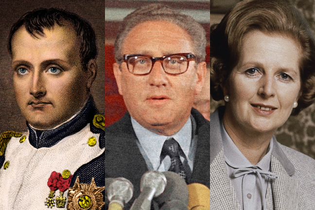 Recent biographies of Napoleon Bonaparte, Henry Kissinger and Margaret Thatcher are worth a read. (File photos)