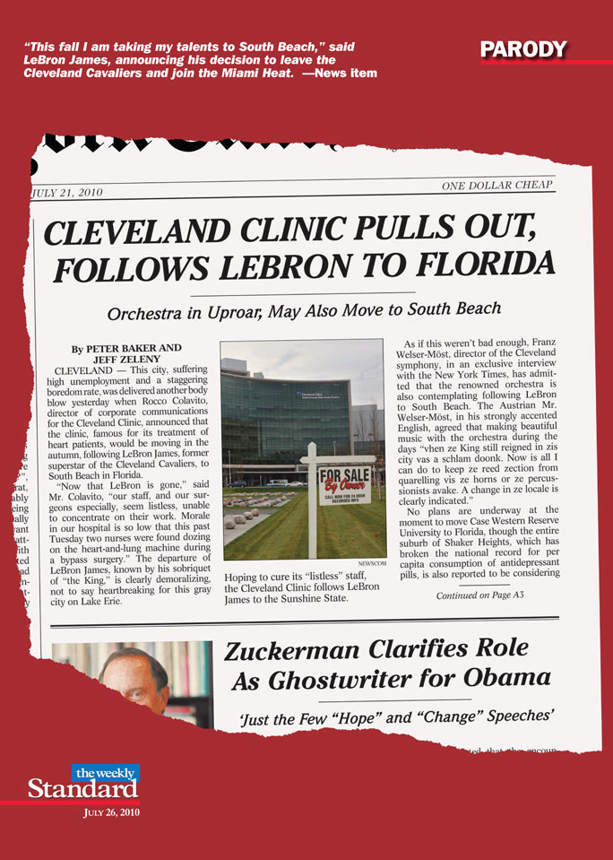 Cleveland Clinic Follows LeBron James to Florida