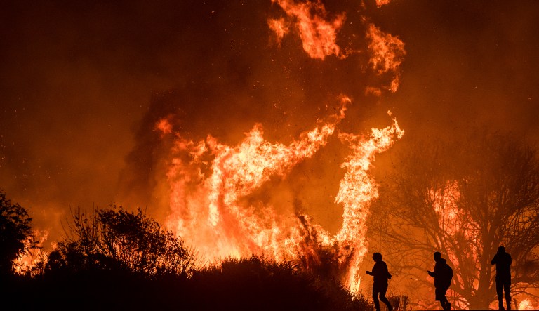 Nearly 200,000 people have already been affected by the fire or were forced to evacuate their homes. (AP Photo/Noah Berger)