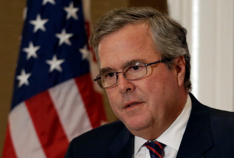 Jeb Bush has his brother's support if he runs for president in 2016. (AP Photo)