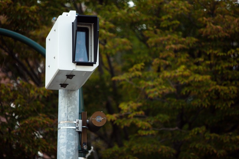 A speed camera can be seen on the corner of Georgia Ave. and Route 29 in Silver Spring, MD on Monday August 16, 2010.Andrew Harnik/Examiner