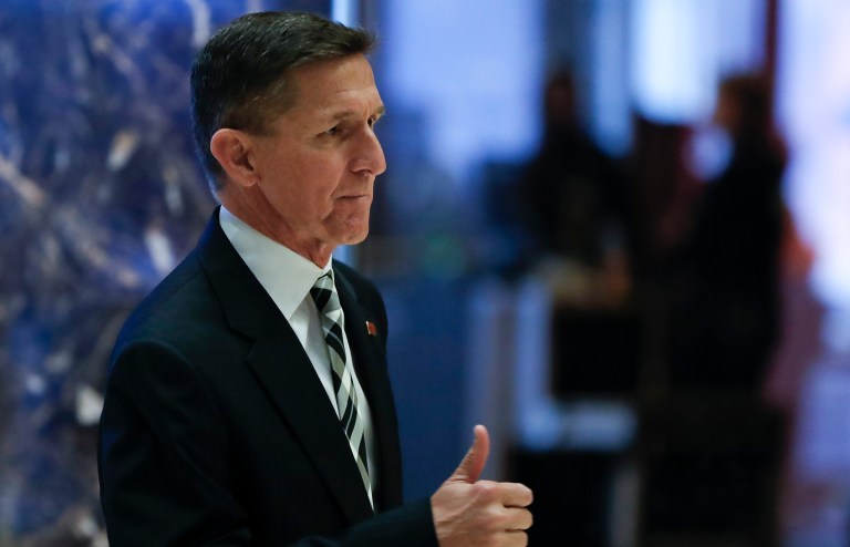 President-elect Trump has offered retired Lt. Gen. Michael Flynn a role in his administration as national security adviser, according to a report. (AP Photo/Carolyn Kaster)
