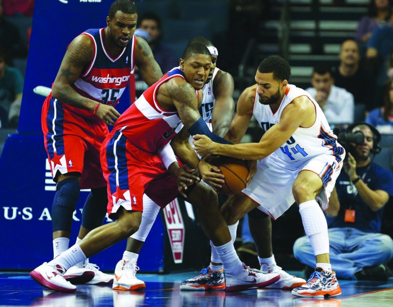 Streeter Lecka/Getty Images
Wizards rookie Bradley Beal went 1-for-11 from the field and finished with eight points during Tuesday night's loss.