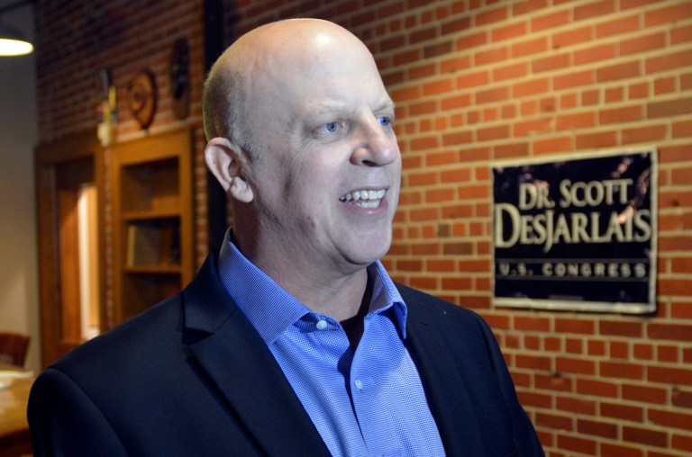 Rep. Scott DesJarlais, R-Tenn., was declared the winner of his GOP primary Thursday night. (AP Photo/Billy Weeks)