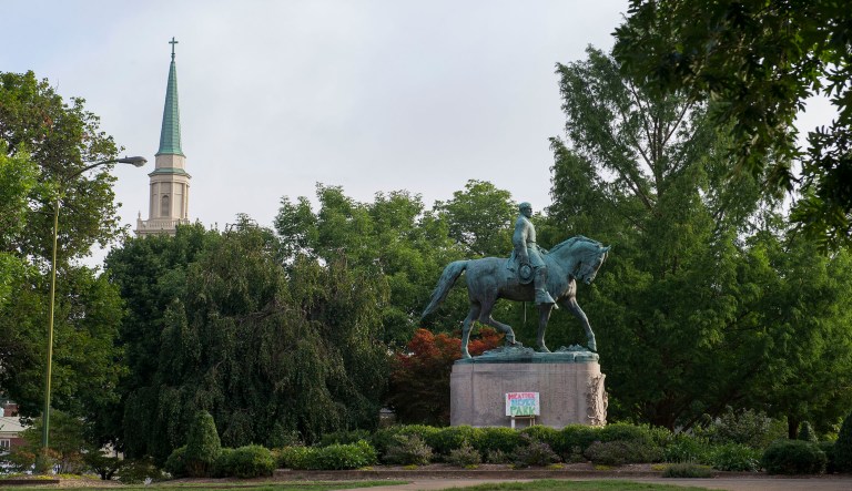 The mayor of Charlottesville, Va., is urging Virginia Gov. Terry McAuliffe, a Democrat, to convene an emergency meeting of the state legislature to allow the city to take down a statue of Robert E. Lee and pass legislation restricting open and concealed carry at public events. (AP Photo/Cliff Owen)