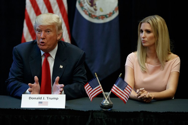 Donald Trump is planning to propose a series of changes to existing federal tax policies aimed at improving the affordability of child care. Ivanka is expected to introduce her father at the event. (AP Photo/Evan Vucci)