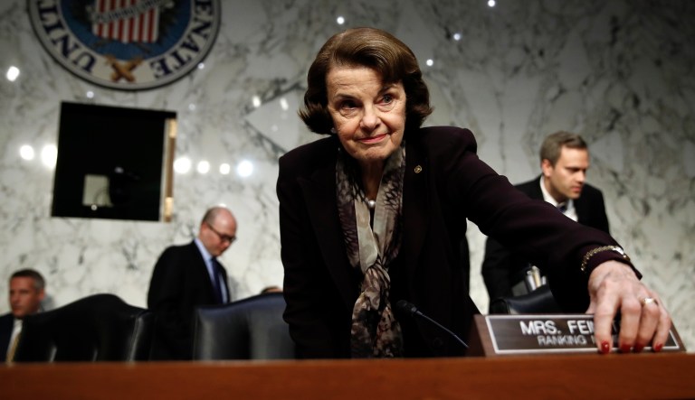 Senate Judiciary Committee racking member Sen. Dianne Feinstein, D-Calif., has requested an interview with White House counsel Don McGahn. (AP Photo/Carolyn Kaster)