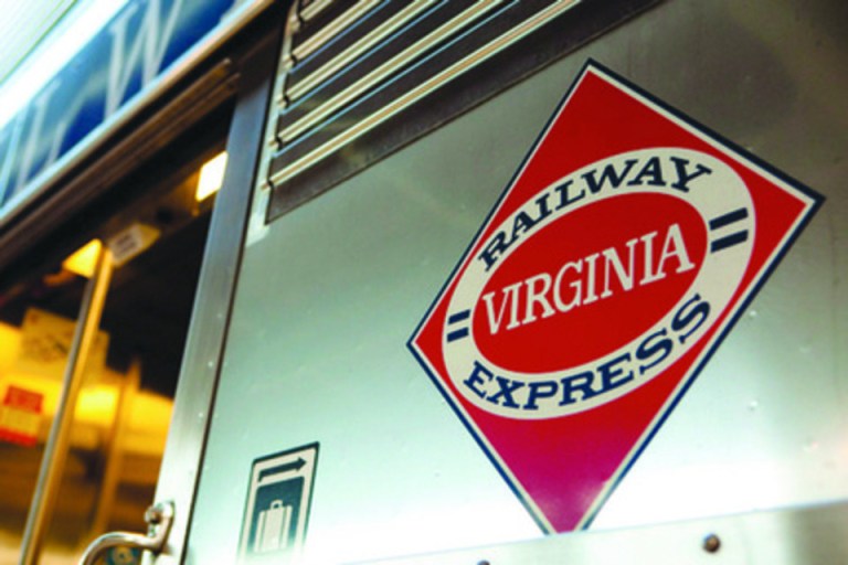 A Virginia Railway Express railcar.
Andrew Harnik/Examiner
