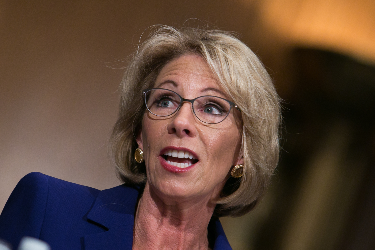 DeVos nomination in trouble after two GOP senators defy Trump