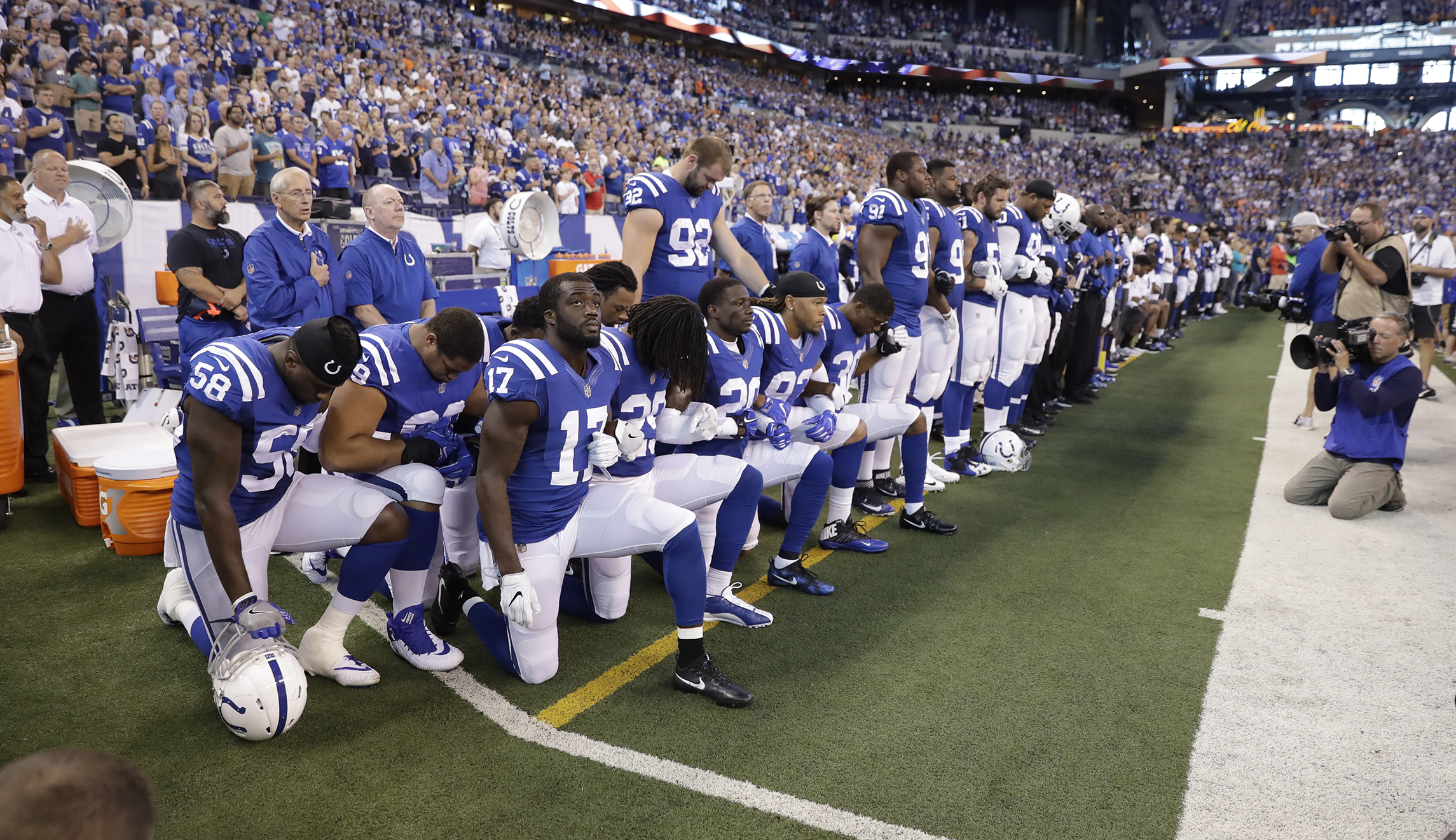 Flag on the play? The NFL might get in trouble with taxpayers for getting political