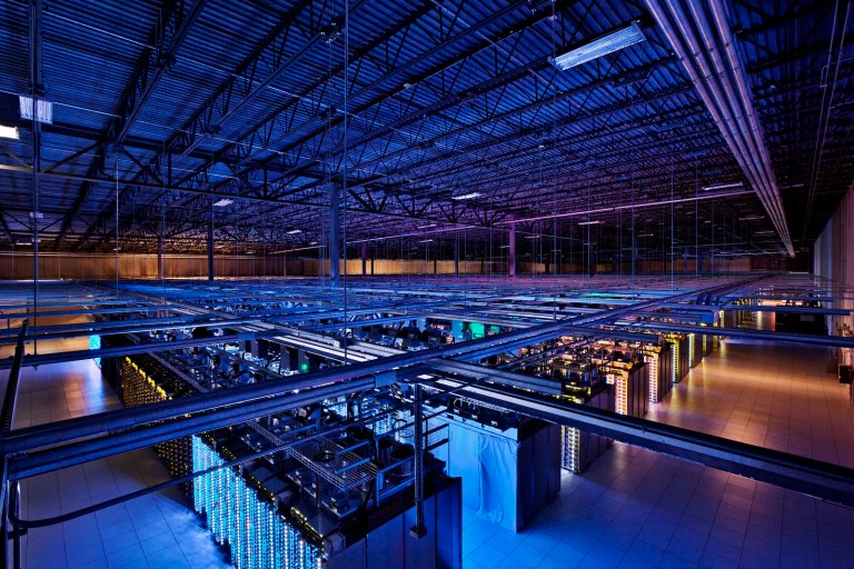 This undated photo provided by Google shows a Google data center in Hamina, Finland. The Washington Post is reporting Wednesday, Oct. 30, 2013, that the National Security Agency has secretly broken into the main communications links that connect Yahoo and Google data centers around the world. The Post cites documents obtained from former NSA contractor Edward Snowden and interviews with officials. (AP Photo/Google)