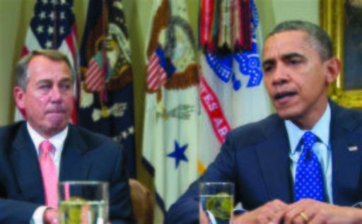 President Obama with House Speaker John Boehner. (AP Photo/Carolyn Kaster, File)