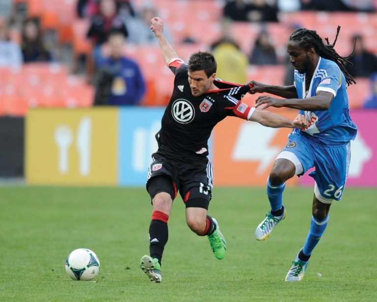 Nick Wass/AP
Midfielder Chris Pontius didn't play Saturday against Columbus because of a groin injury but could be healthy by May 8 to face Houston.