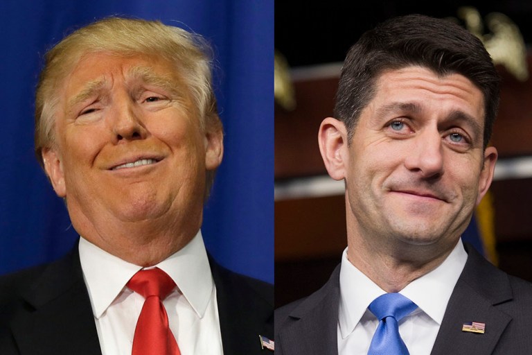 Trump and Ryan have more to lose by joining forces than they could ever hope to gain. (AP Photos)