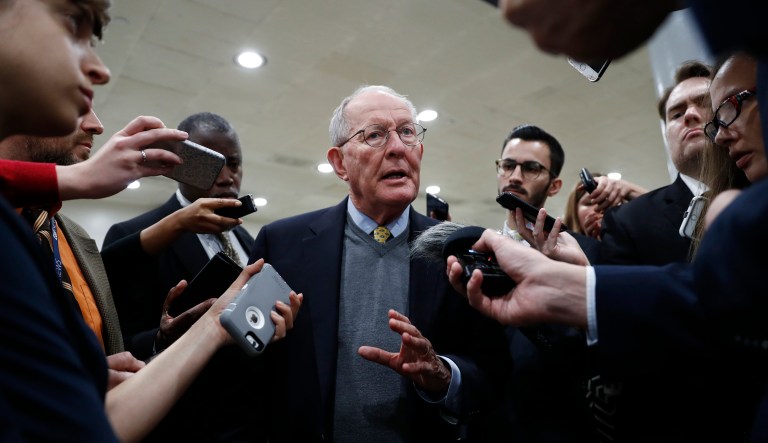 Republican senators are trying to win President Trump's support, but some Democrats are skeptical of making any alterations to the legislation. (AP Photo/Carolyn Kaster)