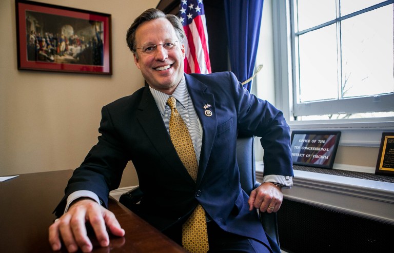"It's a great message; in theory, I won," Rep. Dave Brat told reporters Wednesday. 