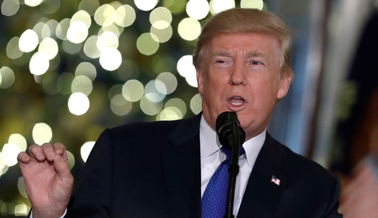 On Wednesday, President Trump announced he would nominate 10 additional judges to higher courts. (AP Photo/Evan Vucci)