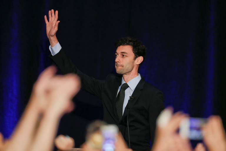 Ossoff is running as a business-friendly centrist who would focus on fiscal belt-tightening and creating high-tech jobs. (AP Photo/John Bazemore)
