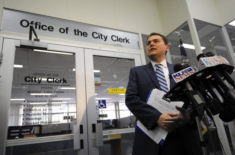 Former San Diego mayoral candidate Carl DeMaio is considering running for the office again. (AP/Denis Poroy)
