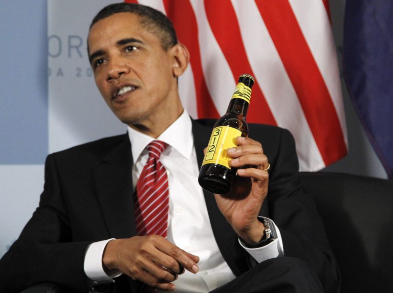 President Obama promised healthcare.gov tech workers that he would have them over to the White House for a beer to thank them for the work they did to fix the error-prone Obamacare website. (AP Photo)