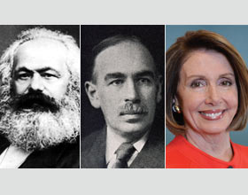 Marx, Keynes, Pelosi