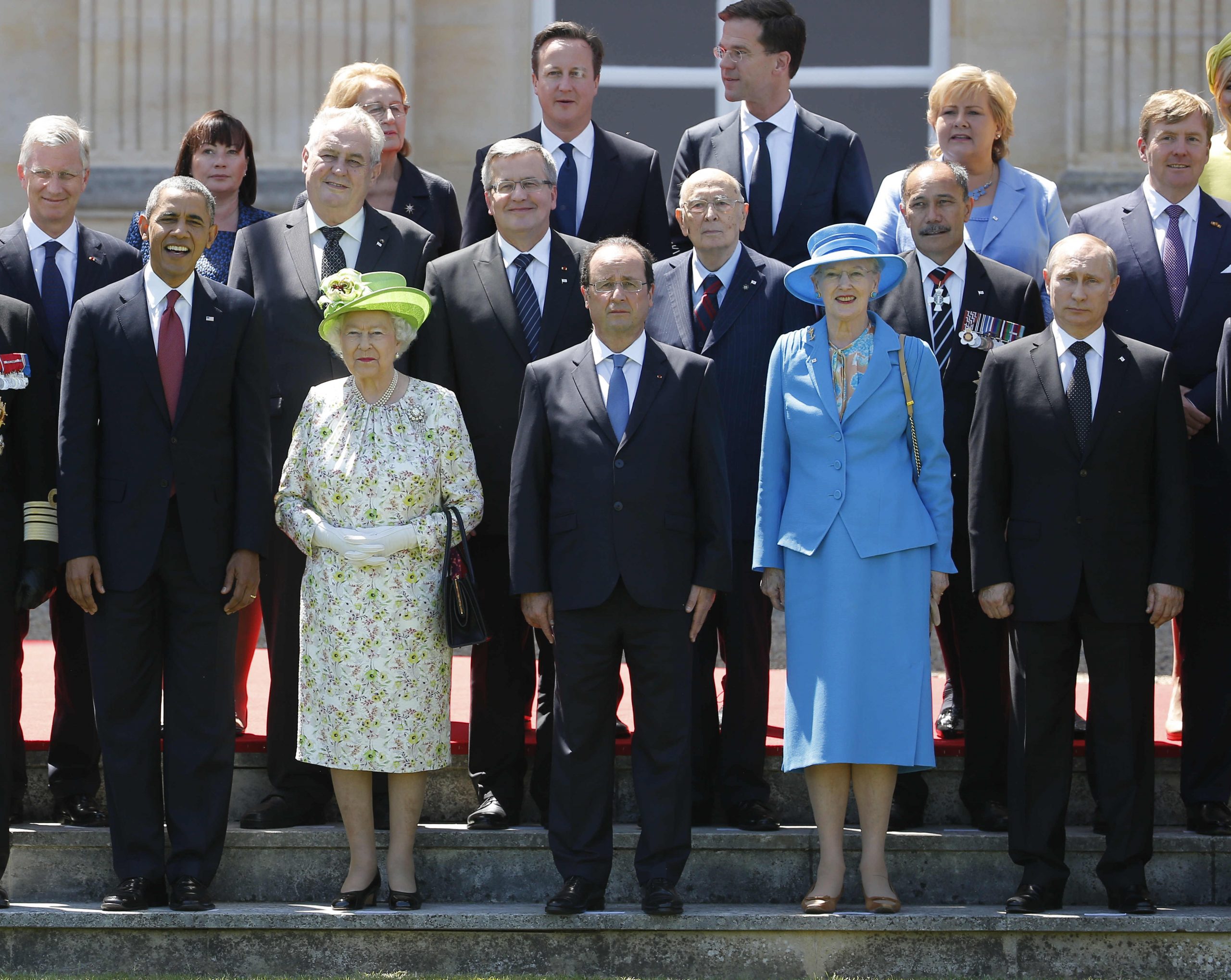 President Obama, Vladimir Putin talked on margin of D-Day lunch