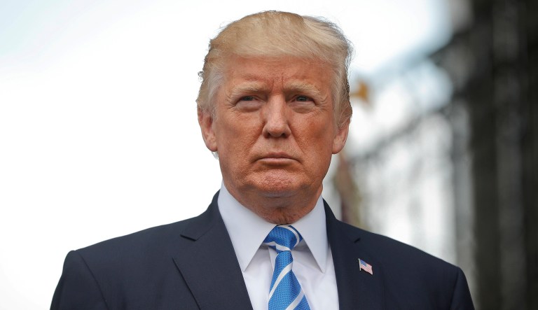 President Trump campaigned successfully on making America great again. But with tensions escalating with North Korea, and the threat of a nuclear war on everybody's mind, Trump is now faced instead with the daunting task of making America safe again. (AP Photo/Pablo Martinez Monsivais, File)