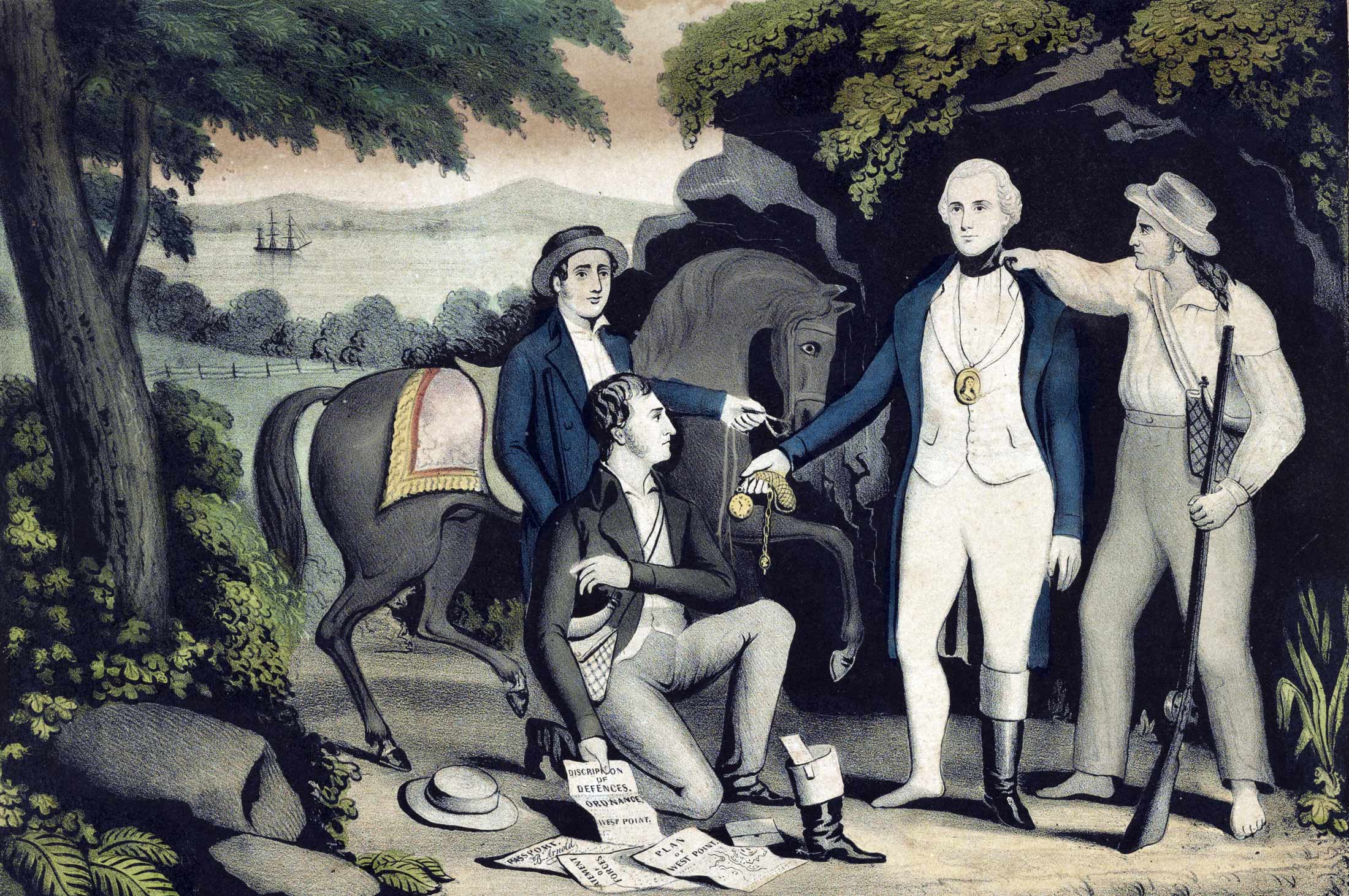 The capture of John André