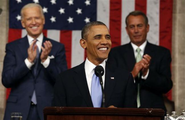 President Obama unveiled his myRA retirement plan during the State of the Union Address. AP Photo
