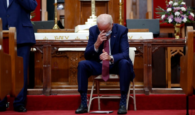 Both sides want fight over Biden’s faith