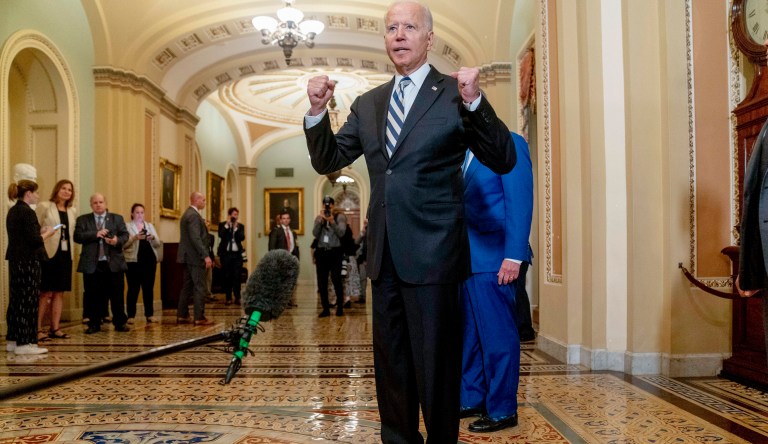 ‘Compelling case’: Biden urges wavering Democrats to back infrastructure package