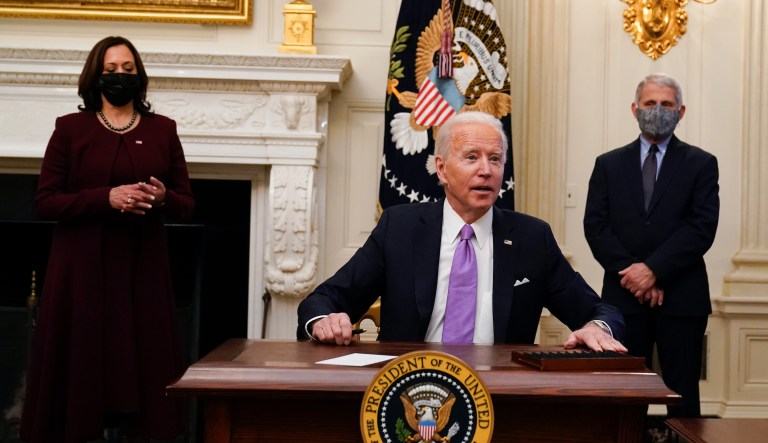 Biden and Harris begin building support for $1.9 trillion coronavirus relief plan