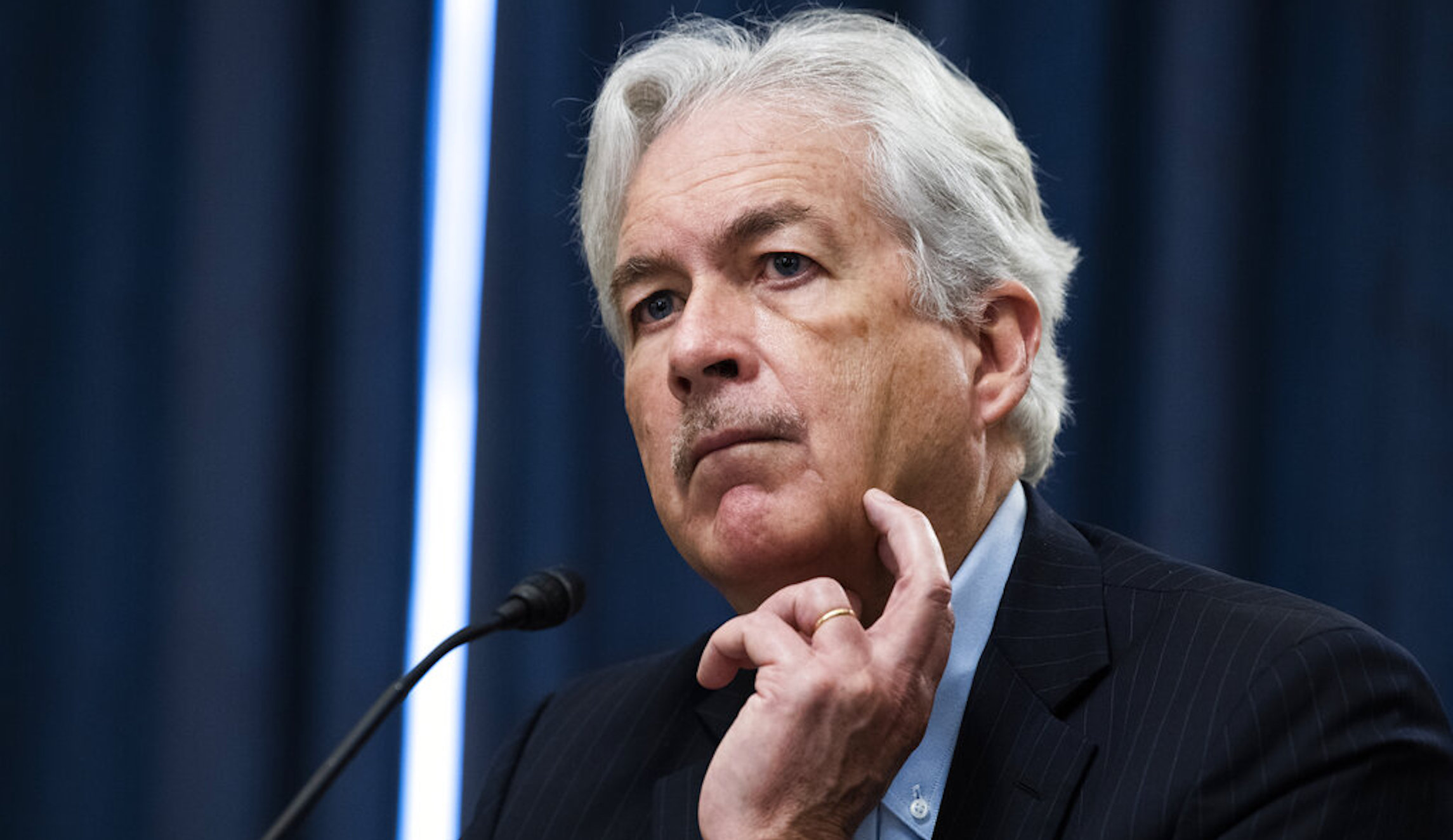 CIA Director Bill Burns meets with Russian counterpart