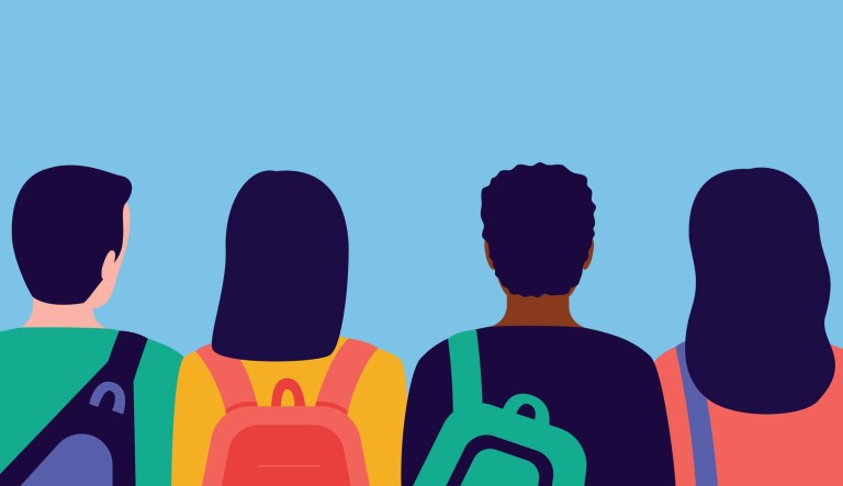 Kids protest climate change.