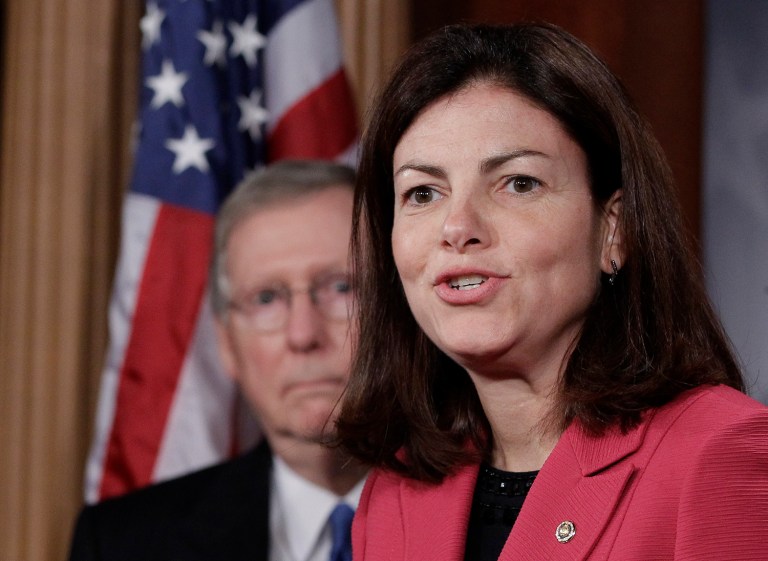 Sen. Kelly Ayotte and 11 other GOP senators including Majority Leader Mitch McConnell, proposed the Iran Ballistic Missile Sanctions Act, which would impose sanctions against every sector of the Iranian economy that supports Iran's ballistic missile program. (AP Photo/Charles Dharapak)