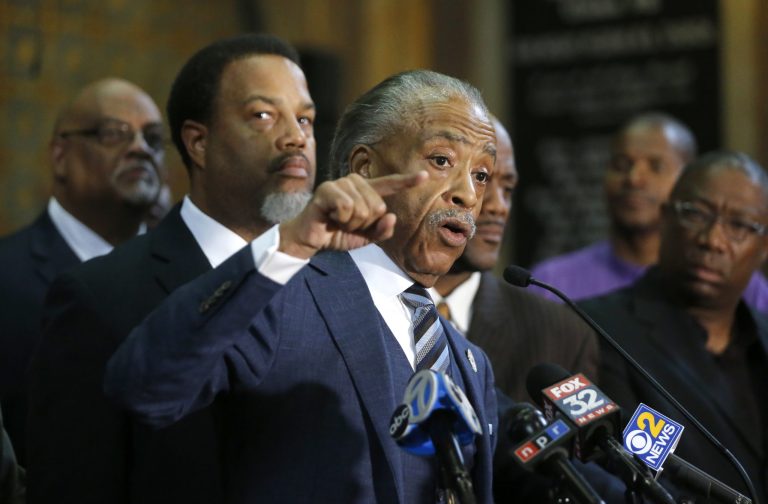 Rev. Al Sharpton spoke out against President Trump on Friday after he encouraged police to be more aggressive while arresting 