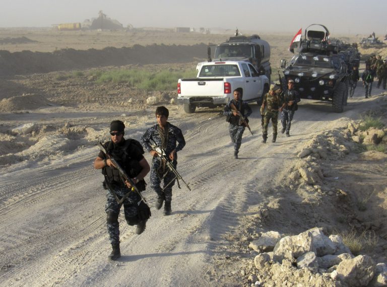 The U.S.-trained force is doing the heavy-lifting in Fallujah, which is a Sunni city, in a Sunni province. (AP Photo/Rwa Faisal)