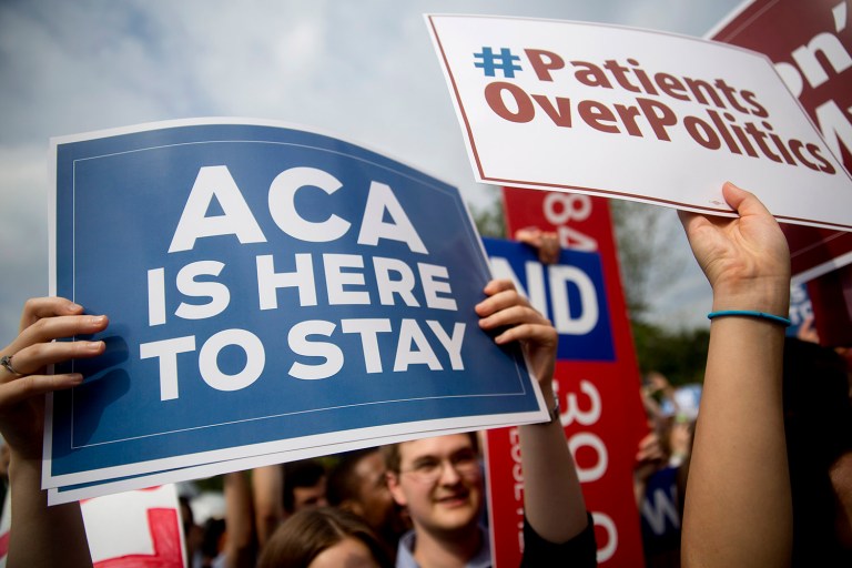 Nearly three in four Obamacare customers can pay less than $75 a month for a plan, health officials say. (Andrew Harrer/Bloomberg)