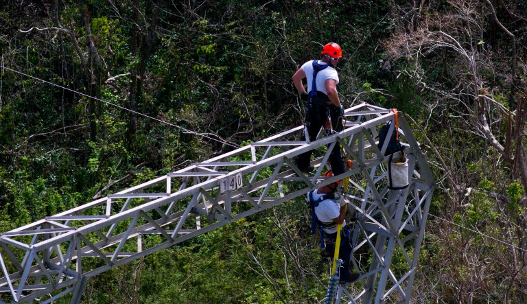 Whitefish Energy signed a $300 million contract with the Puerto Rico Electric Power Authority last month to help the island recover from the hurricane. (AP Photo/Ramon Espinosa, File)