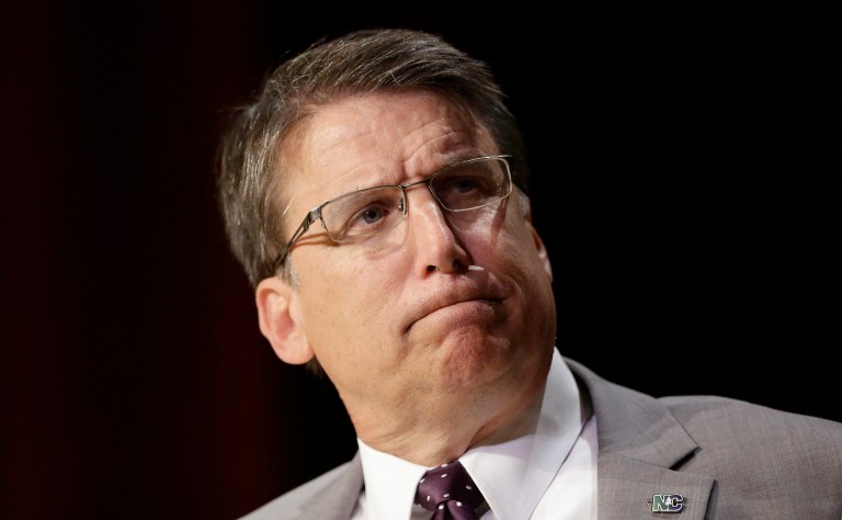 Republican state officials, led by ex-Gov. Pat McCrory, asked the Supreme Court late last month to halt a Nov. 29 order that a special election be held for state legislative seats in 2017. (AP Photo/Gerry Broome)