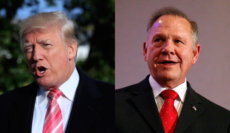 President Trump is tying his political fortunes in Alabama to Republican Senate candidate Roy Moore, who many see as a failing candidate after numerous allegations of sexual misconduct went public and Moore's popularity started to tank.