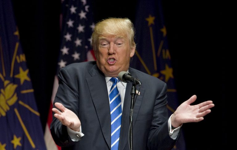 Trump said he was 