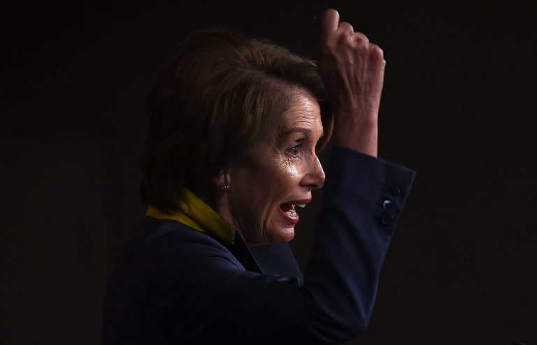 House Minority Leader Nancy Pelosi answers questions during her weekly press conference on Nov. 13, 2014, in Washington. (Photo by Win McNamee/Getty images)