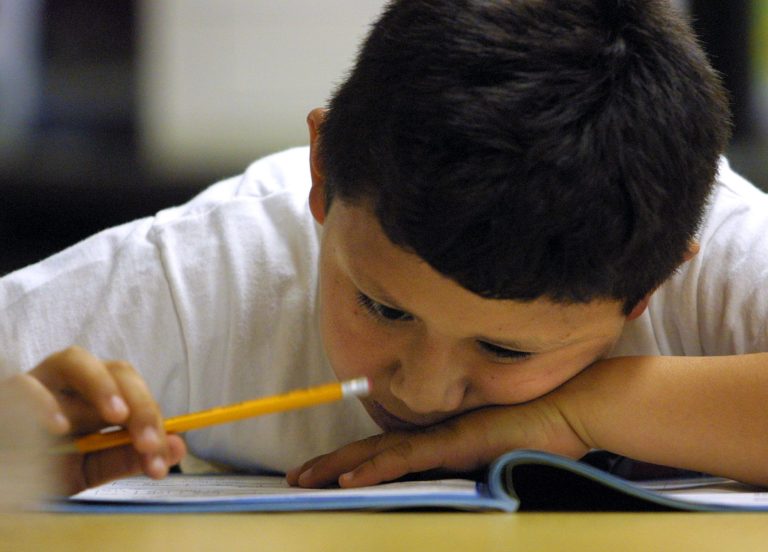 First signed into law in 2002, No Child Left Behind has now lasted more than twice as long as it was supposed to. The law sets the bar unreasonably high in a number of areas. For instance, it requires all students in all schools to be proficient in reading and math by 2014.Â (Photo by Tim Boyle/Getty Images)