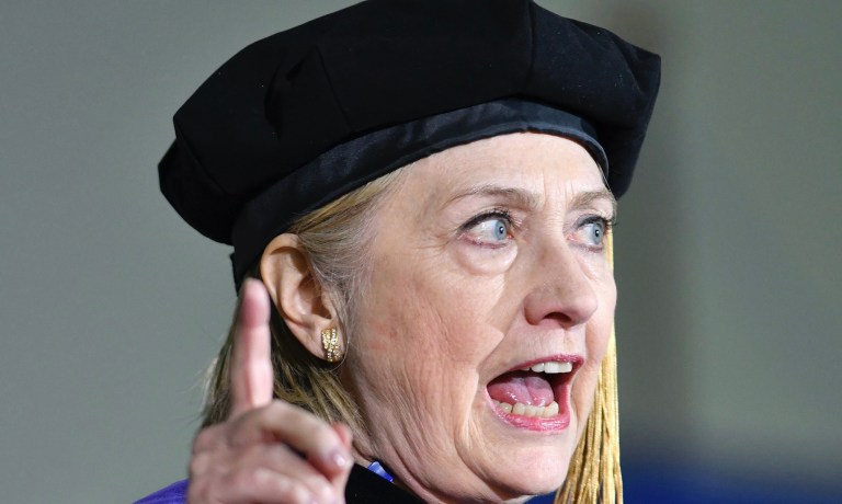 Any fresh-faced graduate looking for a place to start could look to Clinton's organization. And if any of their well-to-do parents have any cash left after paying Wellesley's $48,802 tuition, Clinton could use a donation. (AP)