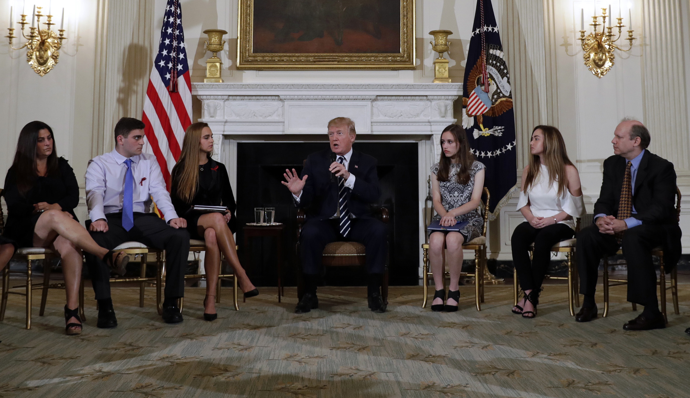 Trump has shown true leadership since Parkland shooting